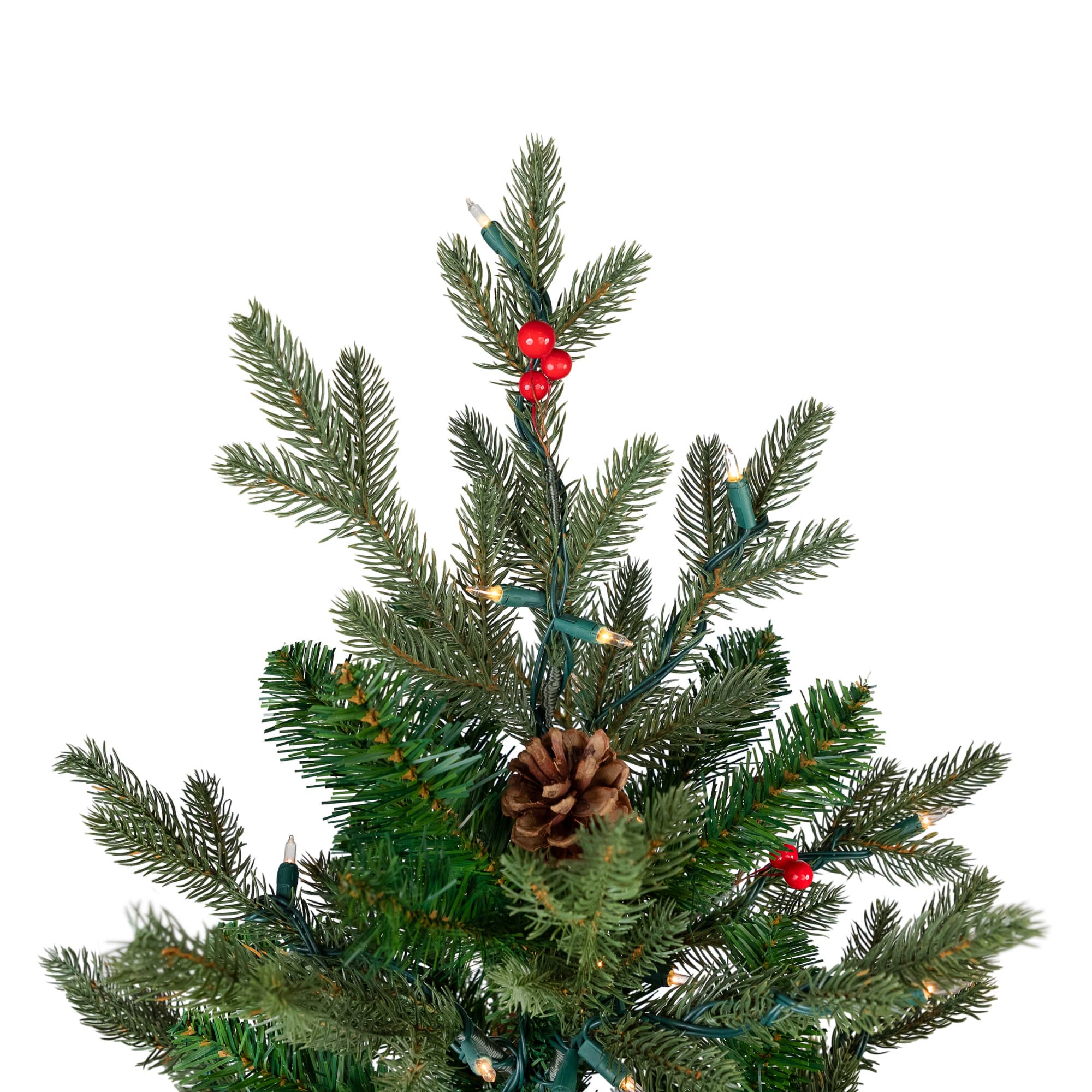 7.5ft. Pre-Lit Real Touch™ Mixed Noble Spruce Artificial Christmas Tree, Clear Lights